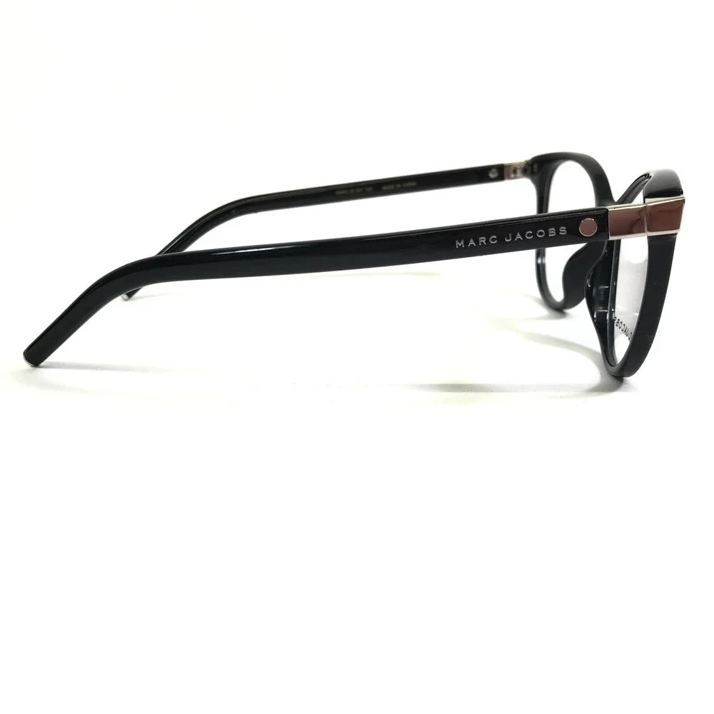 Marc Jacobs Eyeglasses Frames 20 807 Black Cat Eye Full Rim 51-15-145